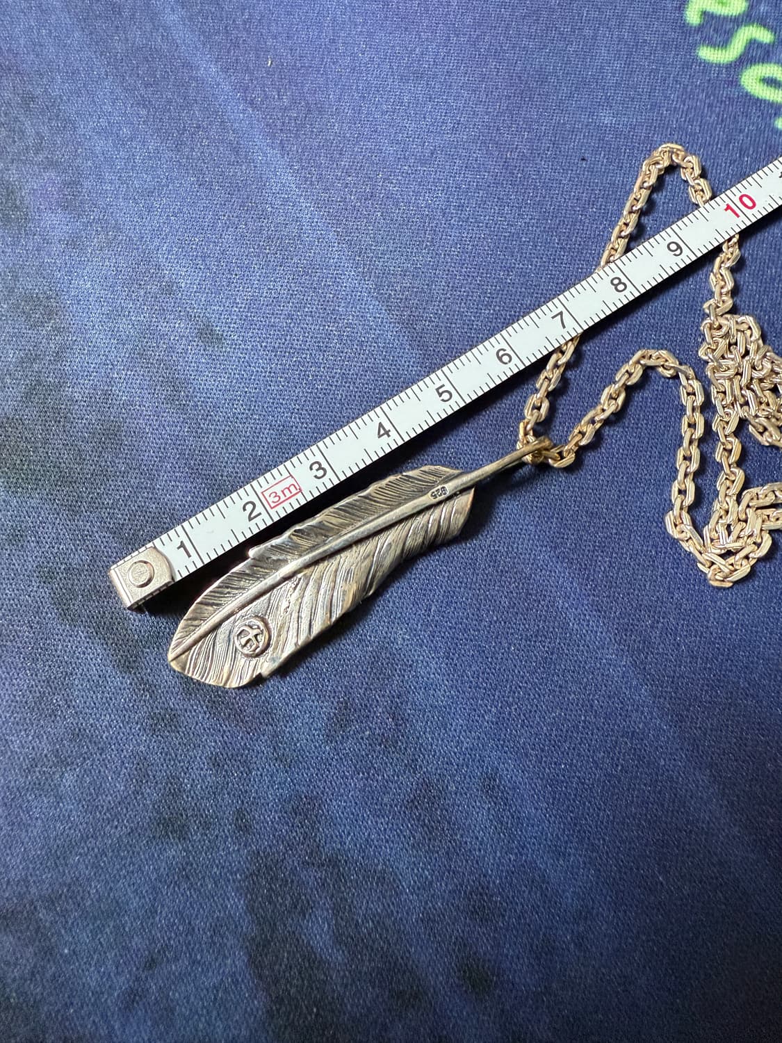 오리지널 인디언 페더 실버 목걸이(핸드메이드) 상품이미지3