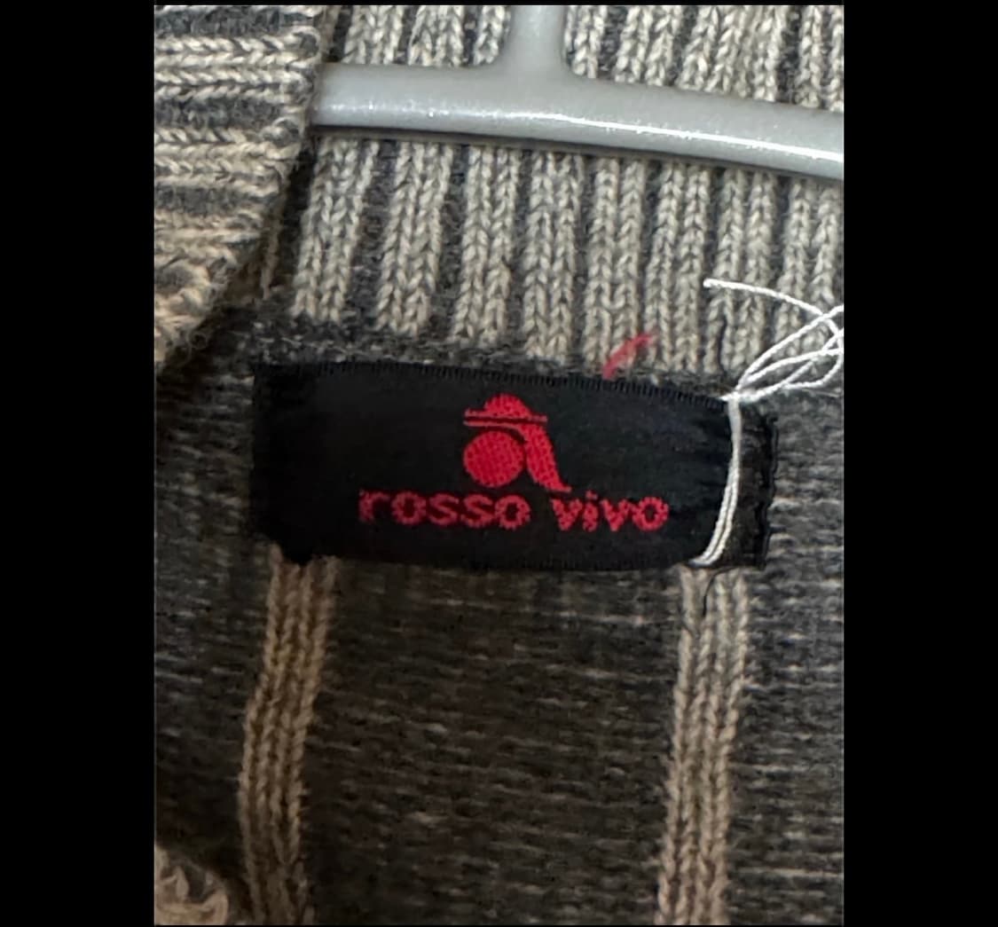 빈티지 니트 포켓 집업 상품이미지5