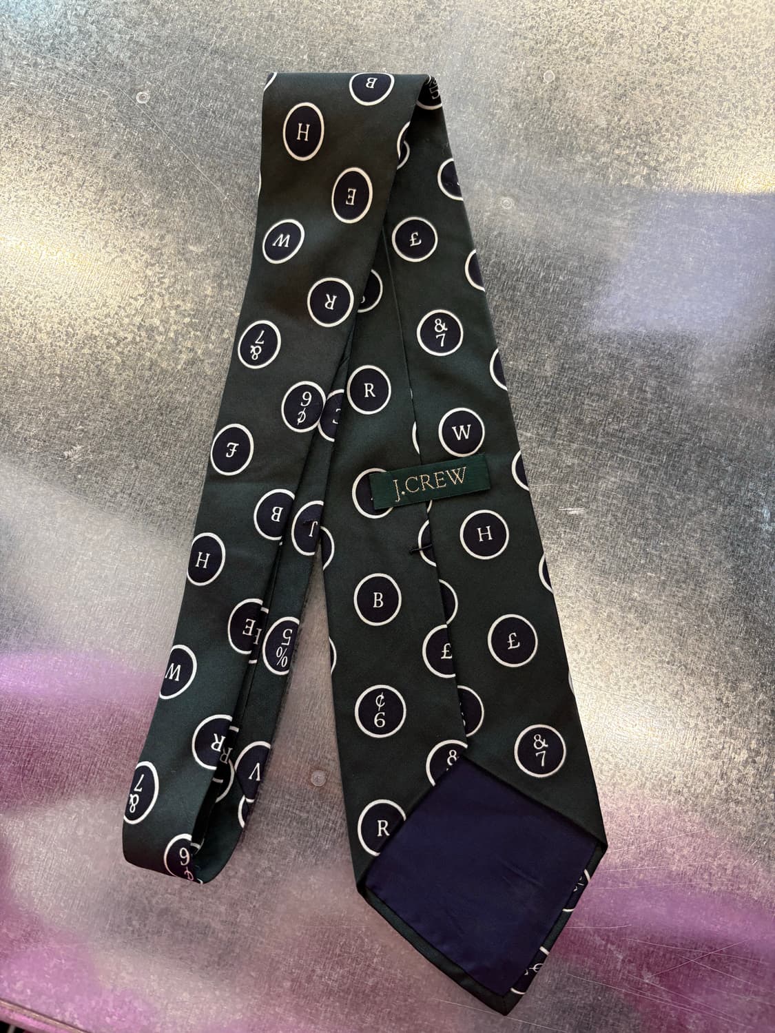 J crew  미국 생산 실크 넥타이 상품이미지1