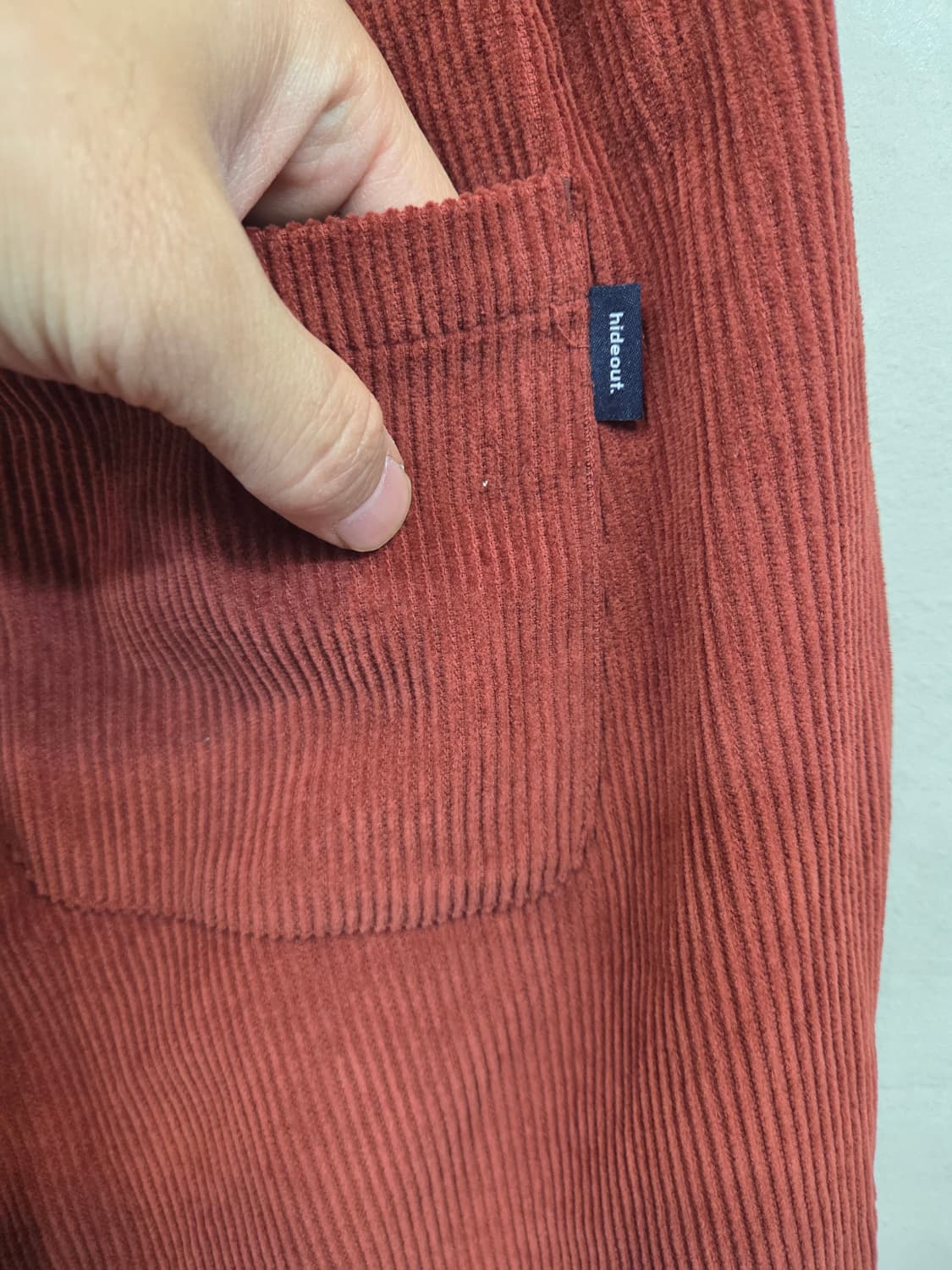 하이드아웃 벨티드 코듀로이 팬츠 대략 L 상품이미지3