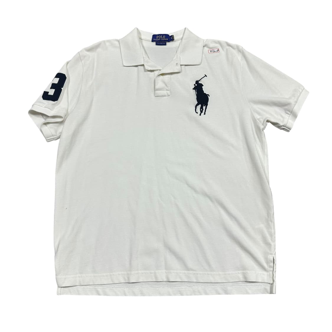 ✨ (바배) 폴로 랄프로렌 빅포니 화이트 카라 반팔티  상품이미지1