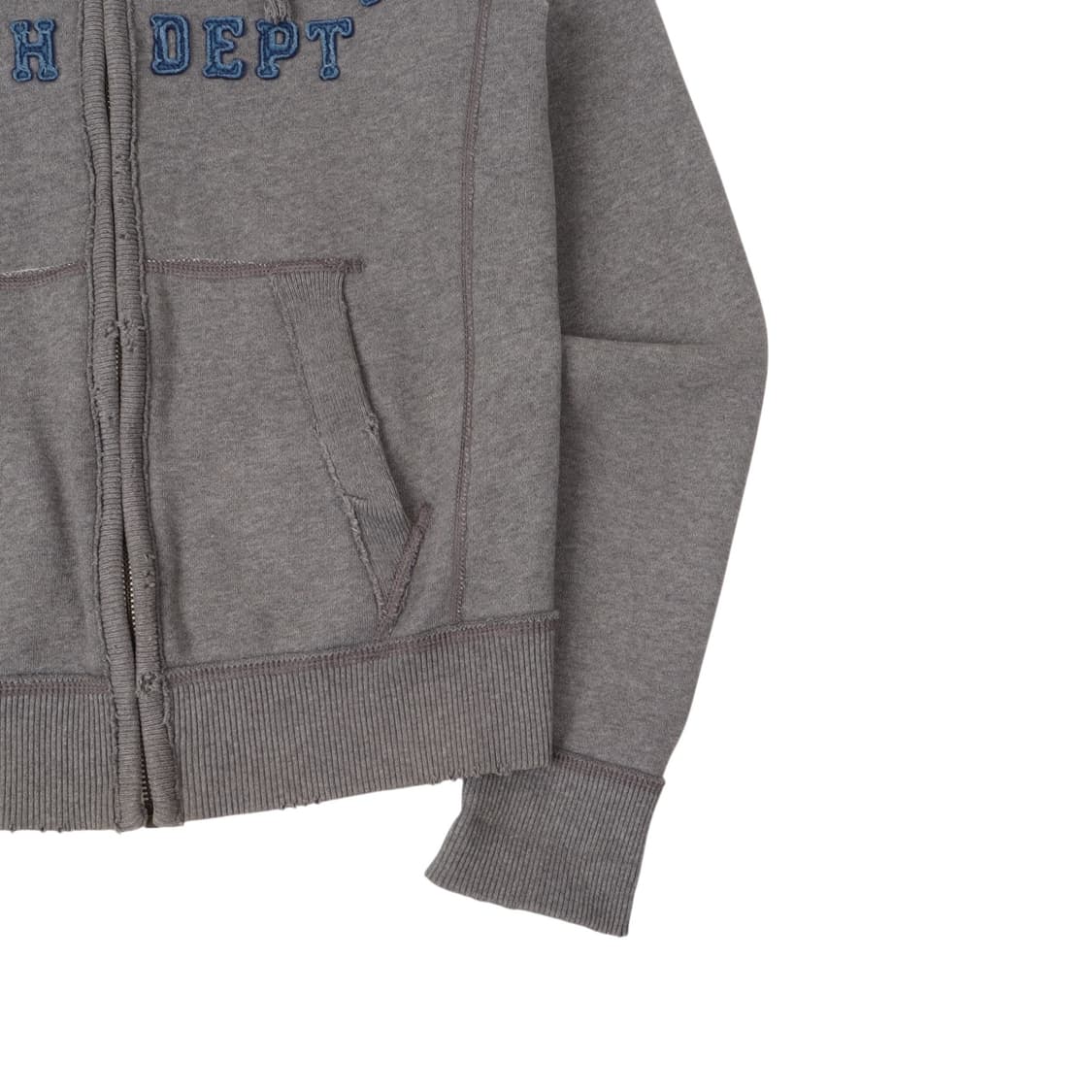 아베크롬비 그레이 아치로고 후드집업 상품이미지4