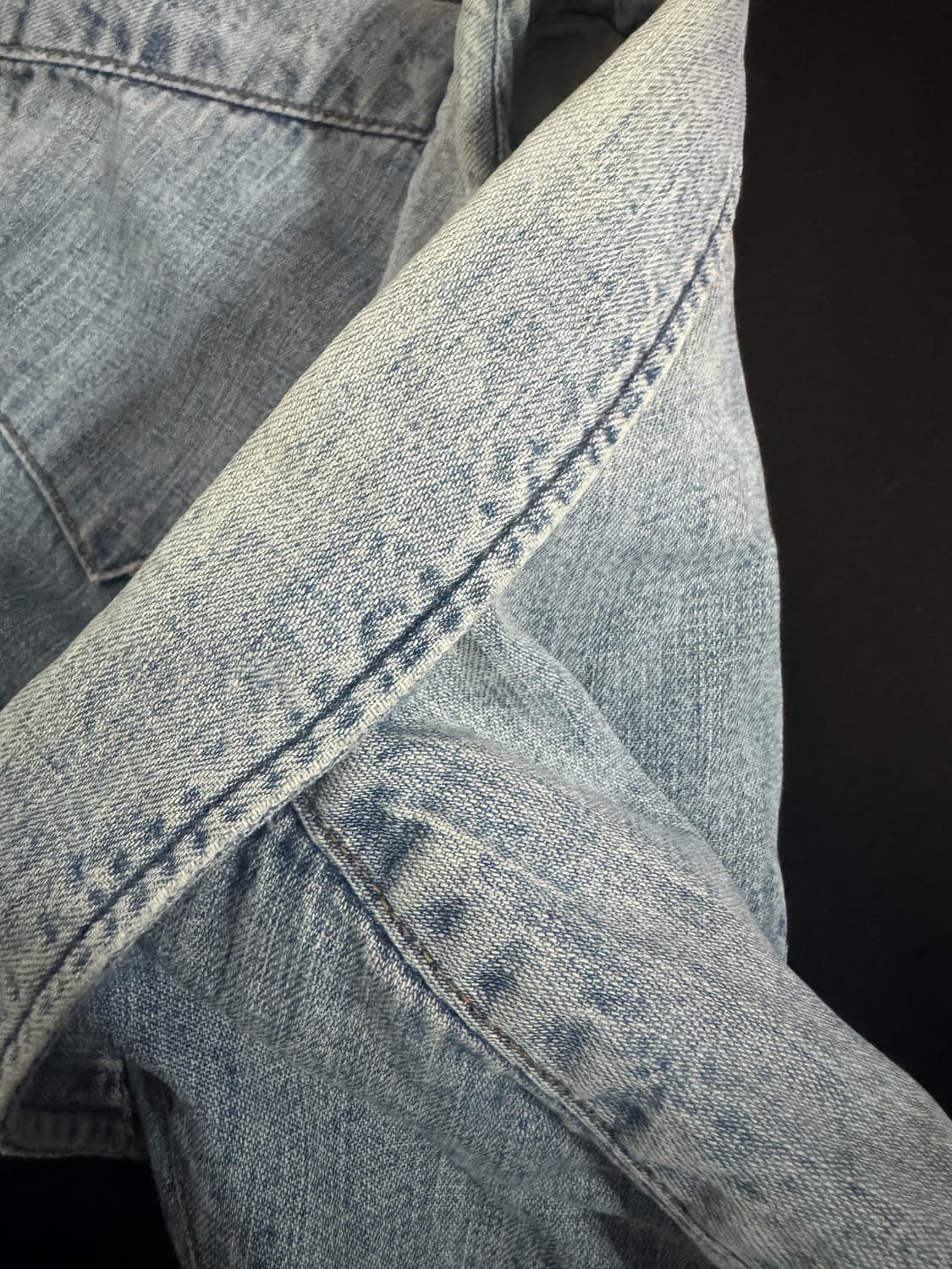 리바이스 클래식 웨스턴 연청 데님 셔츠 S ~ M 상품이미지4