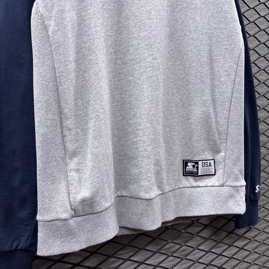 스타터 USA 트레이닝 스웻셔츠 후면그래픽 디테일 그레이 상품이미지5