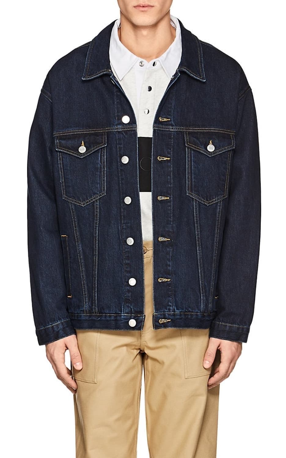 [S] 마틴로즈 오버핏 데님 자켓 상품이미지1