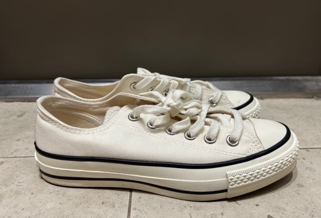 컨버스 올스타 로우 화이트 (일본 생산) 상품이미지2