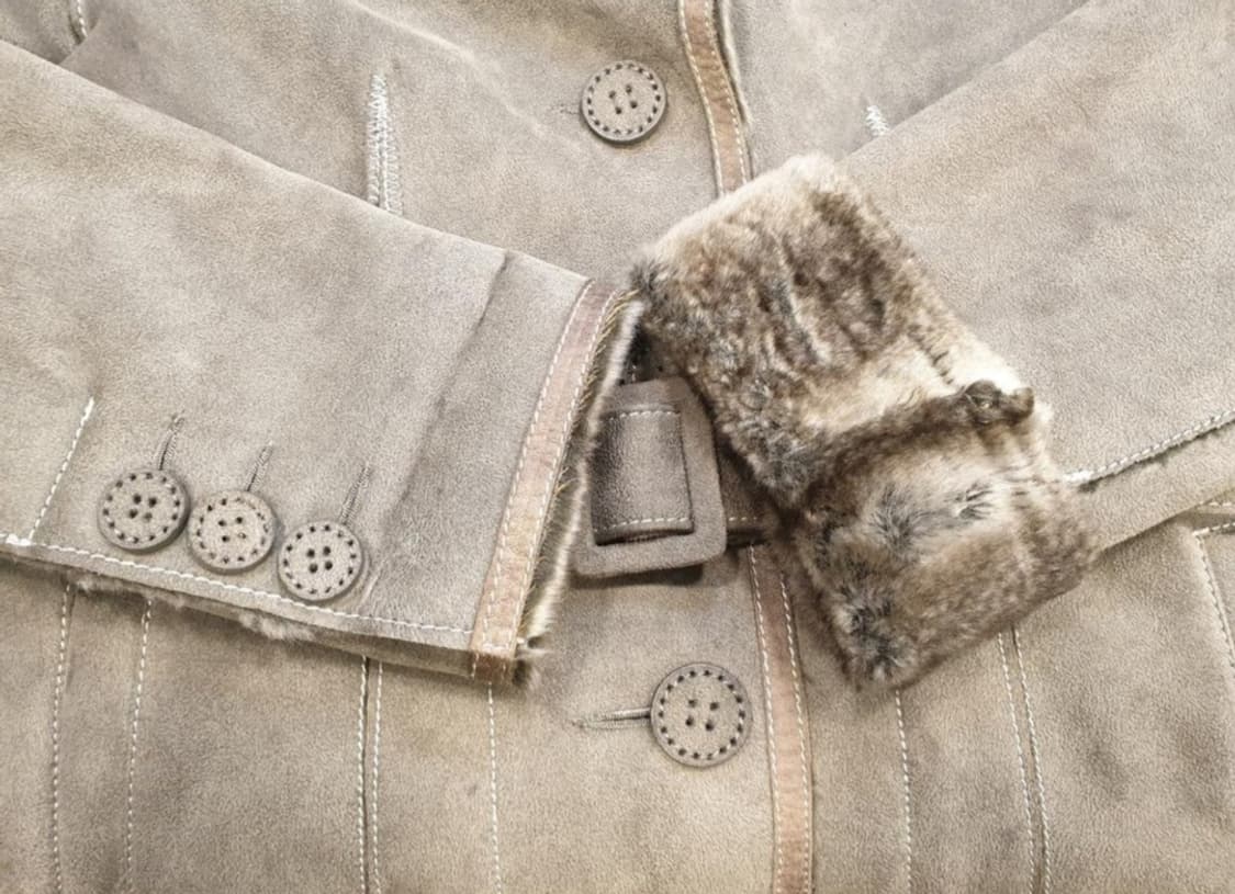 아르마니 진스 여성 무스탕 코트 EU 36(S) 상품이미지5