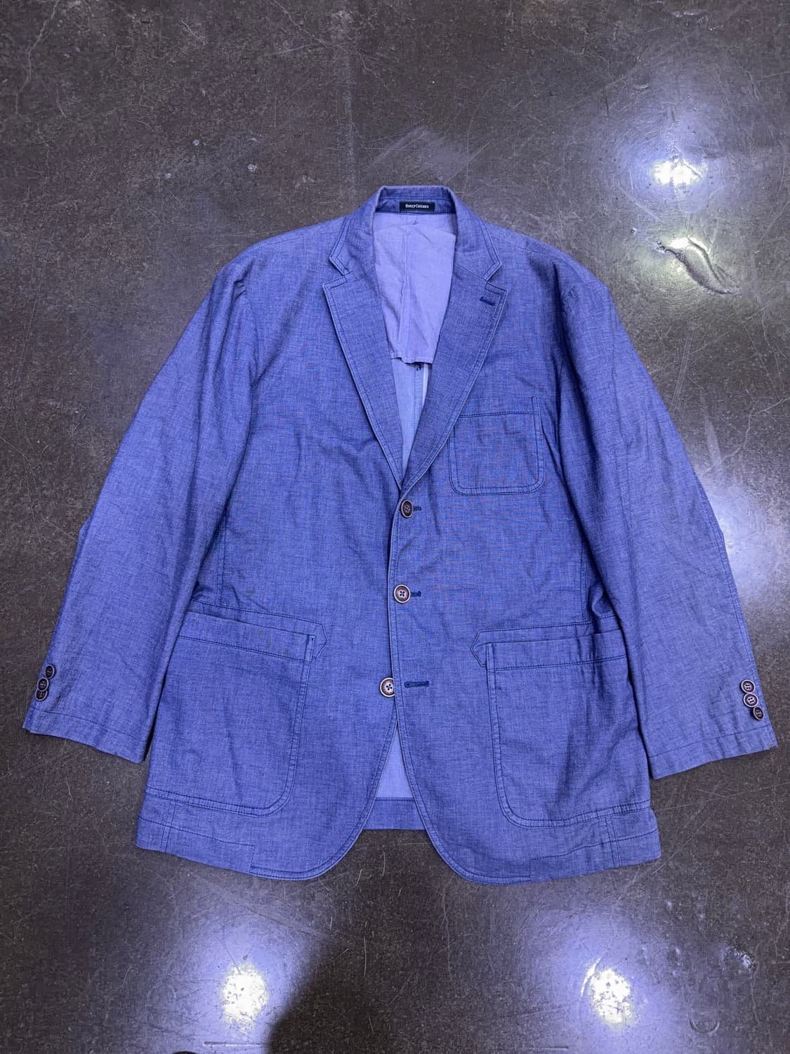 헨리코튼 클래식핏 싱글 3버튼 코튼 혼방 스포츠 자켓 105 상품이미지1