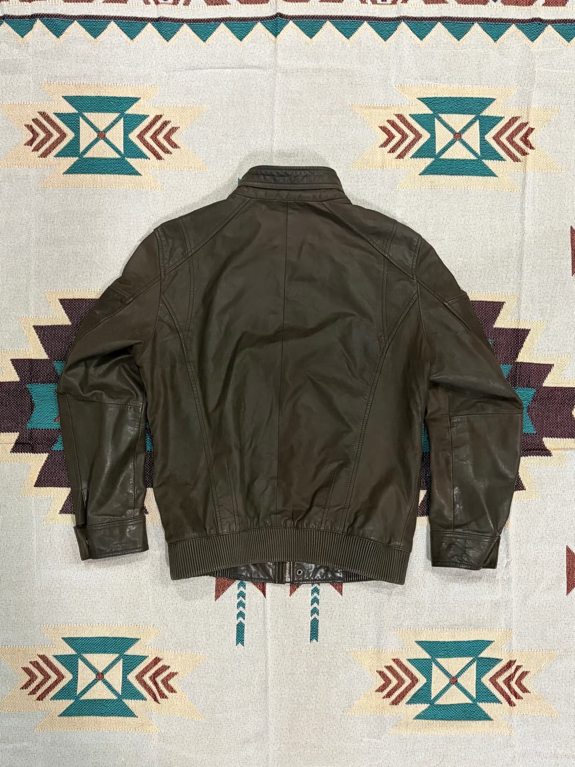 Comodo square 염소가죽 바이커 라이더 자켓 상품이미지6