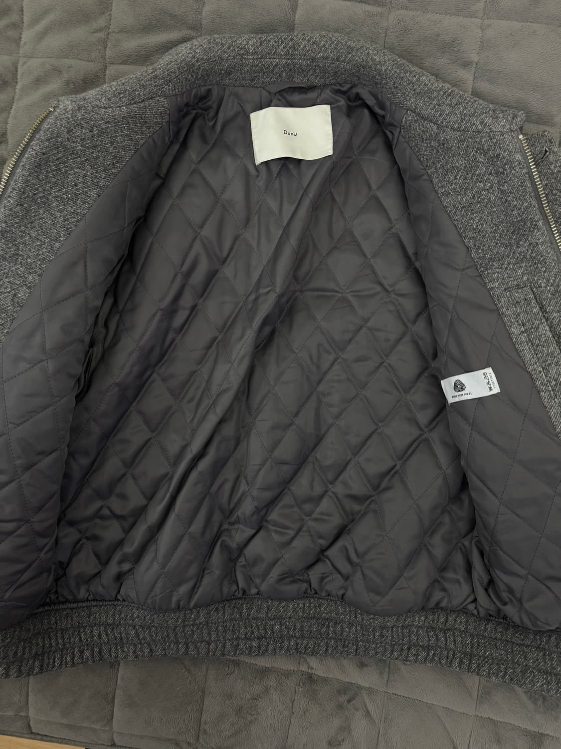 Dunst 23fw 텍스쳐드 울 블루종 (M) (100) 상품이미지4