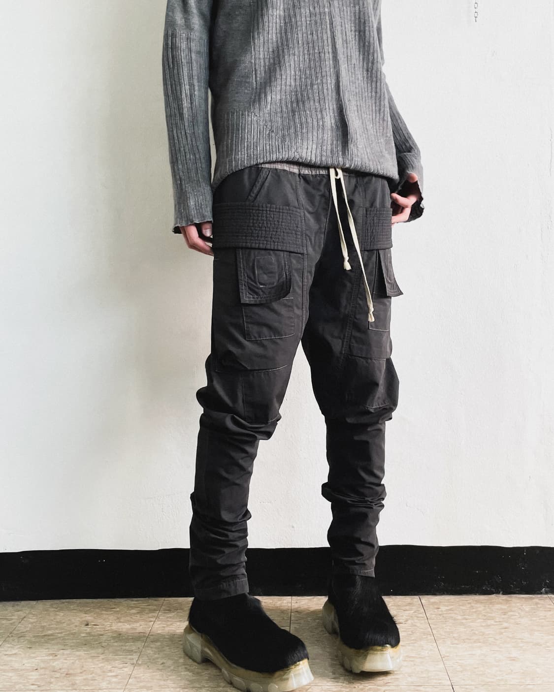 릭오웬스 다크쉐도우 2014 크리치 카고팬츠 상품이미지1