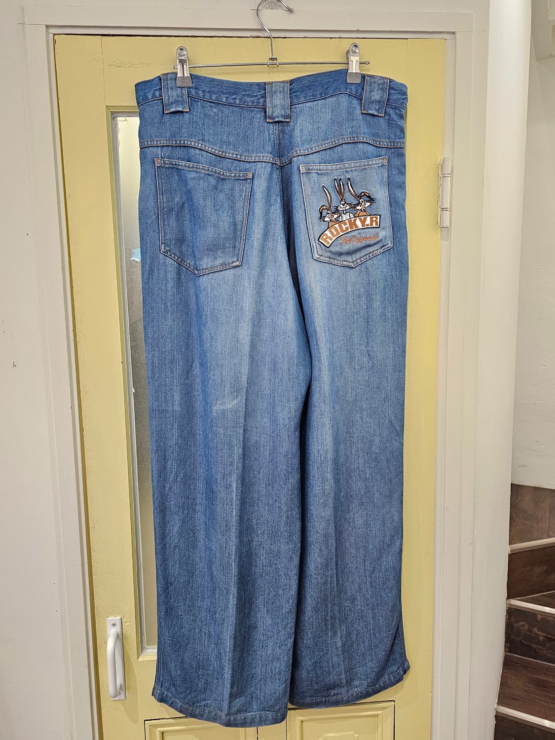 Rocky Rabbit 핀턱 데님 슬랙스 상품이미지6