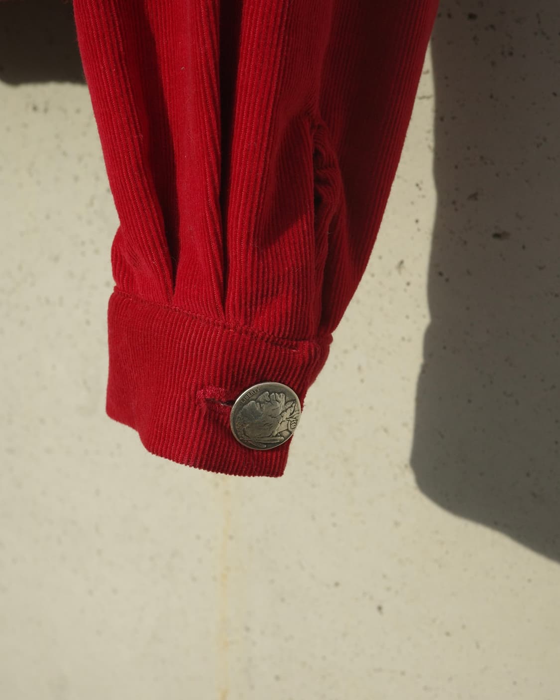 센티넬라 치마요 우븐 코듀로이 슬리브 자켓 상품이미지4