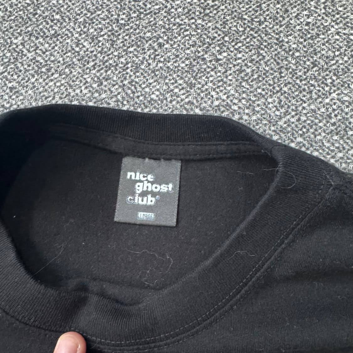 나이스고스트클럽 스크림 로고 반팔 상품이미지4