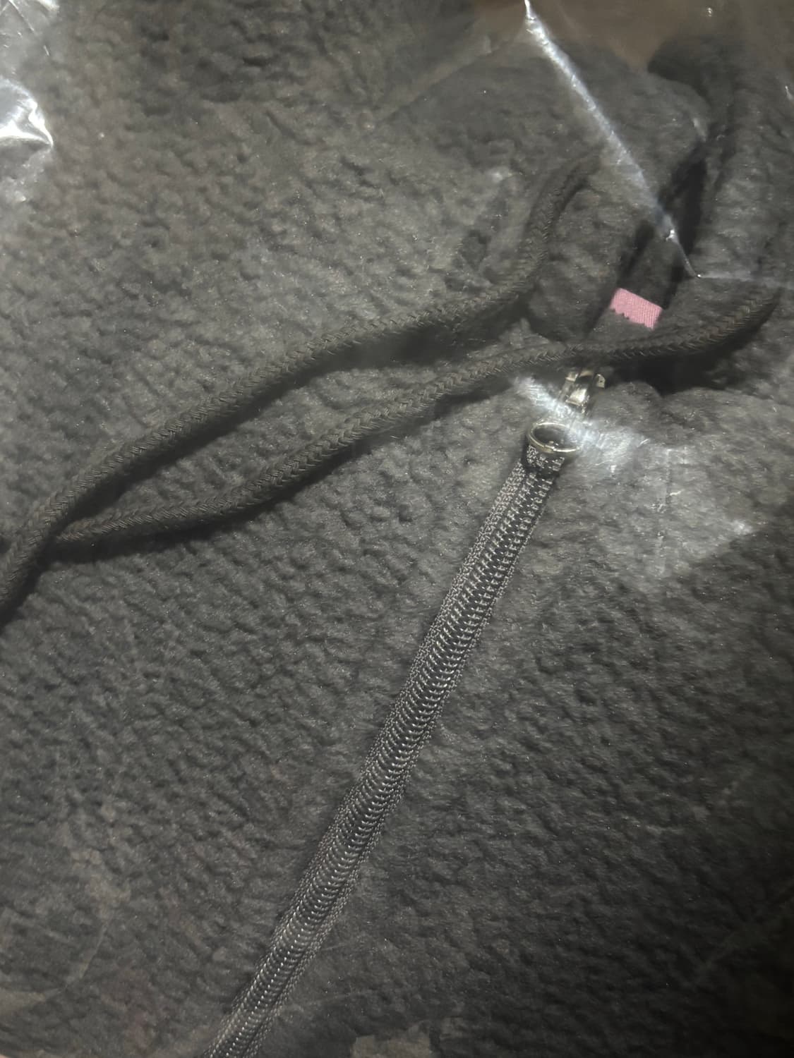 Tanger Crop Fleece Hoody 챠콜 새상품 상품이미지4