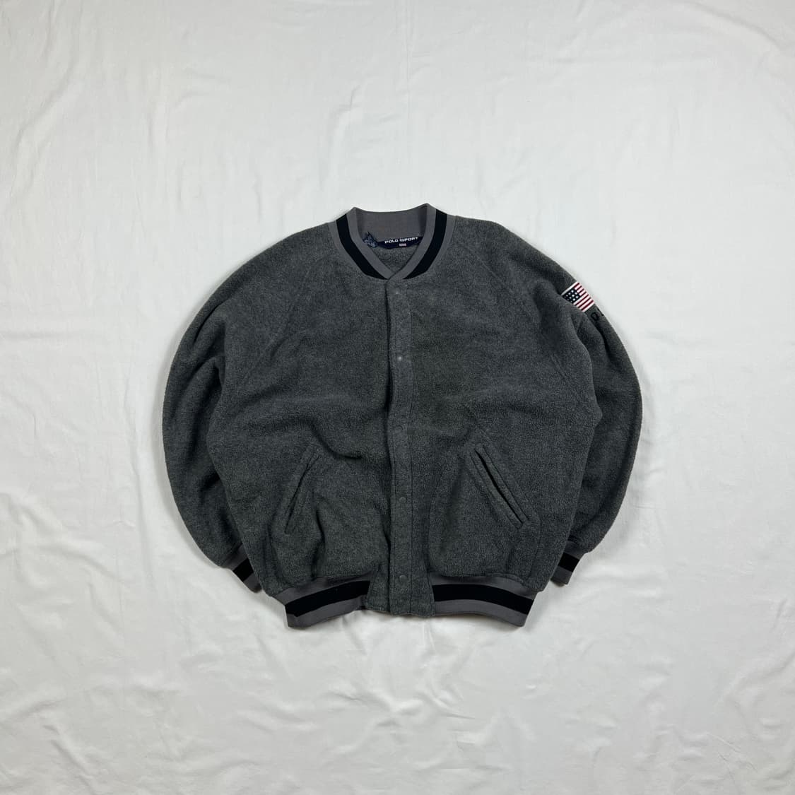 90‘s 폴로스포츠 polo sport usa 성조기 플리스 자켓 상품이미지2