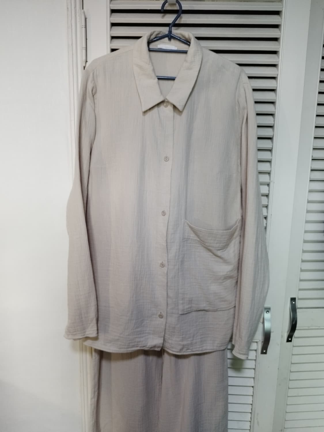 오버핏 코스 리넨 셋업 세트 상품이미지1