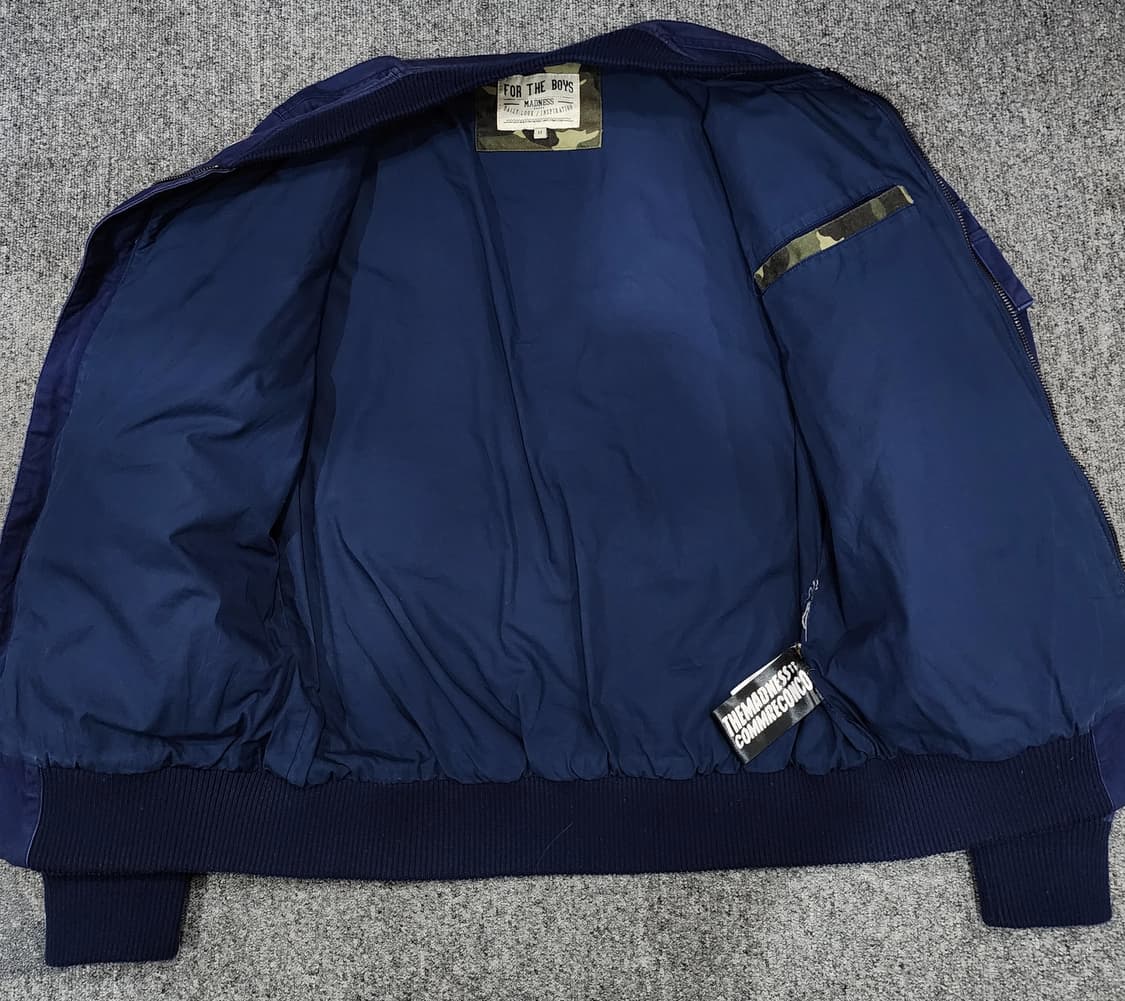 더 매드니스 빈티지 패치 스타디움 봄버 자켓 M 상품이미지3