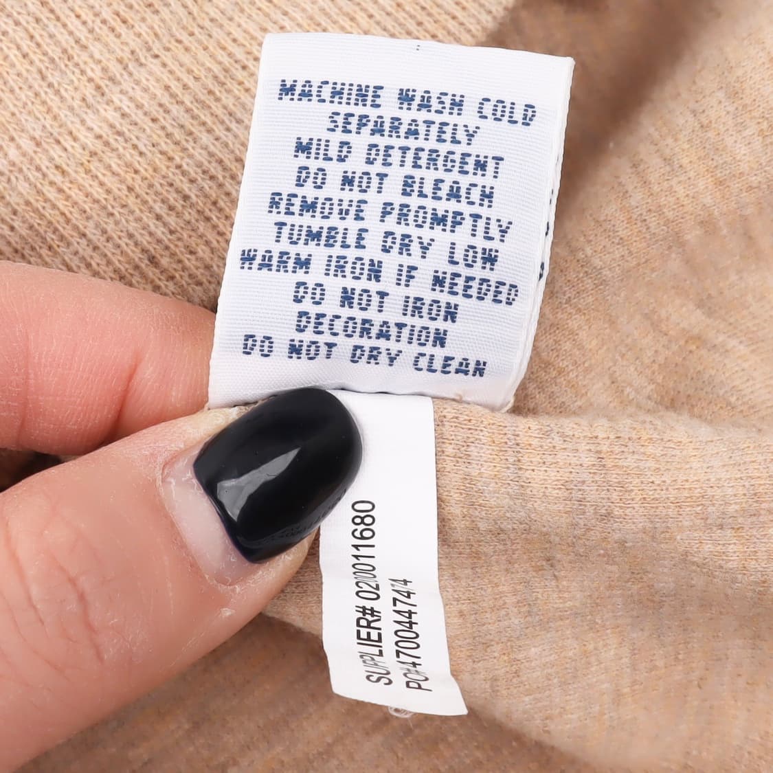 폴로 랄프로렌 베이지 하프집업 에스테이트 리브 니트 상품이미지10