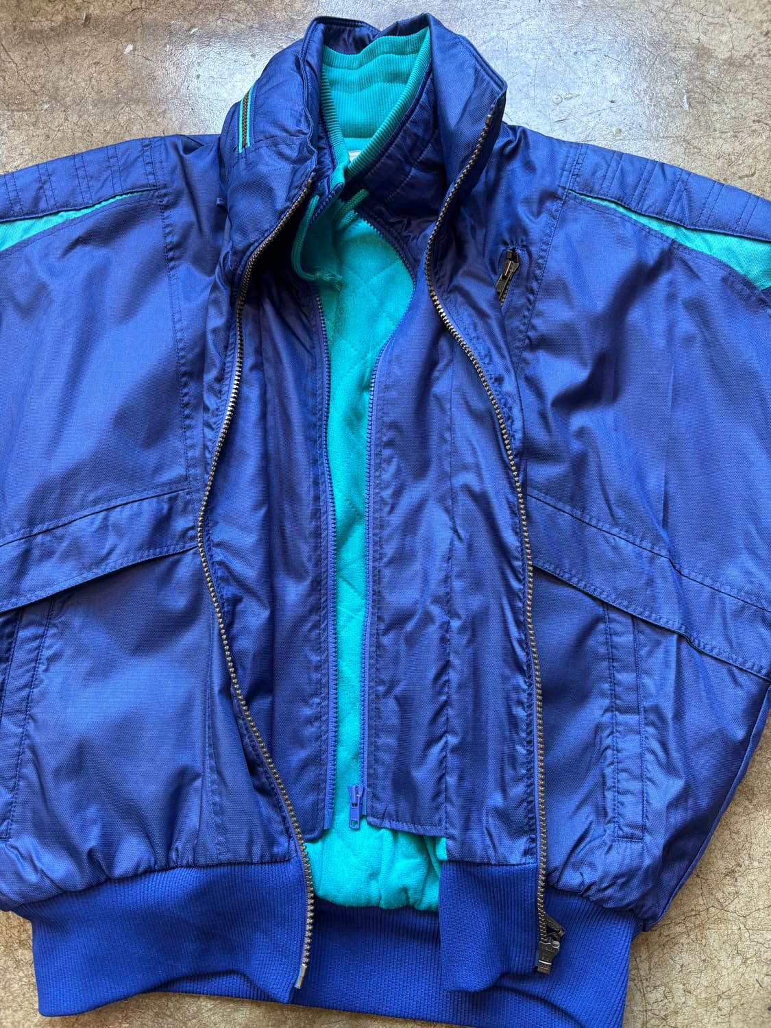 90s 아식스 japan 크롭 듀얼 서모 재킷 상품이미지3