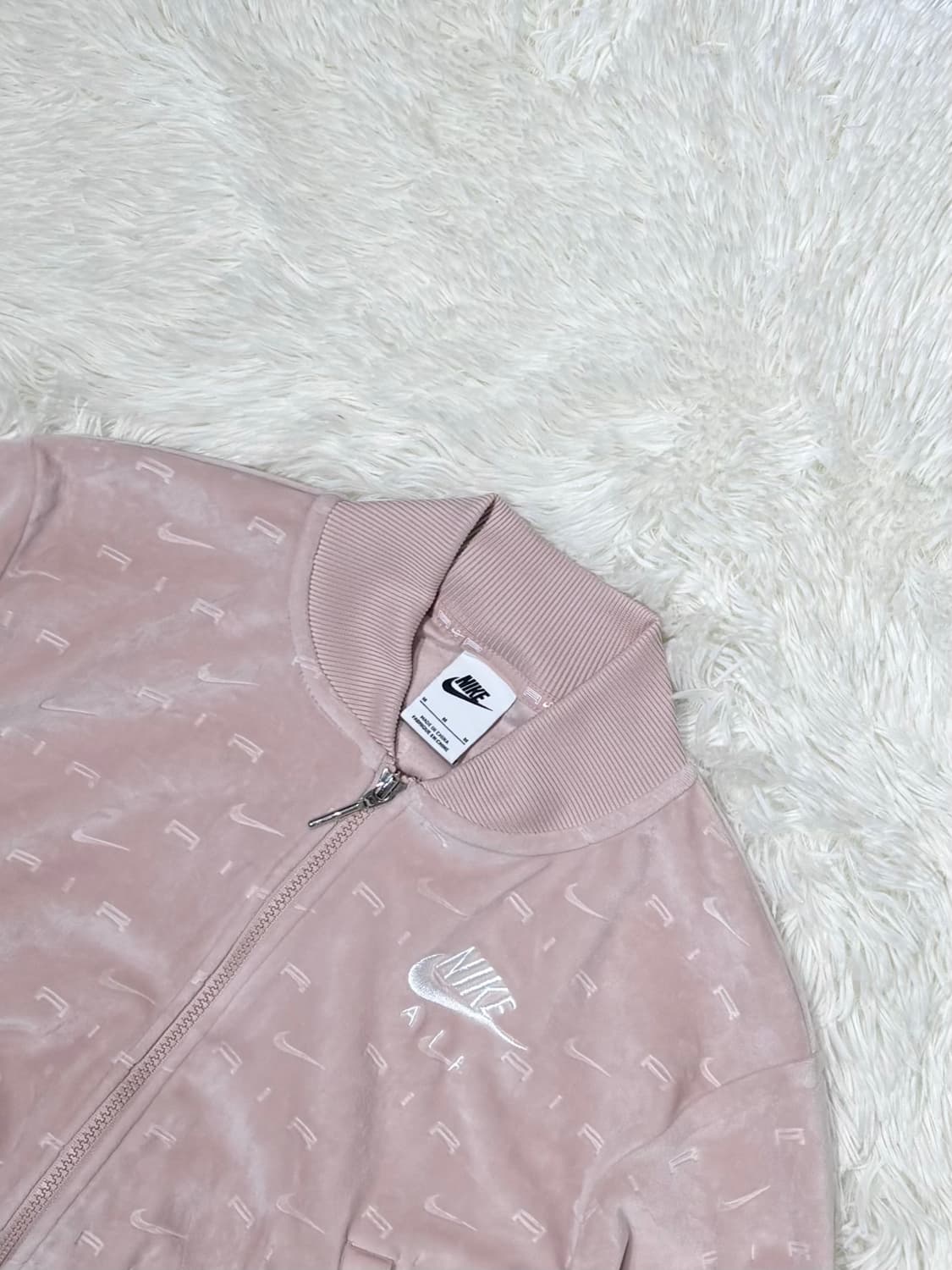 나이키 벨루어 크롭 핑크 트랙탑 상품이미지5