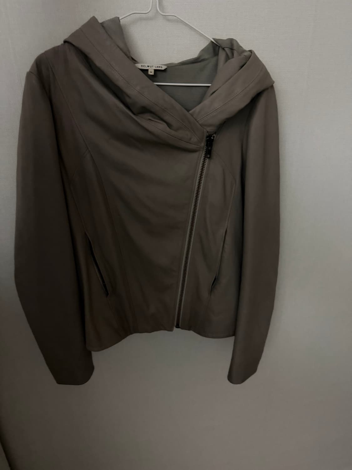 헬 무트랭 사선 레더 라이더 자켓 leather rider jacket 상품이미지2