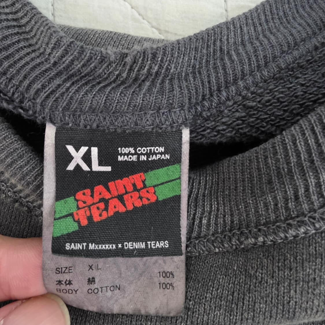 [XL] 세인트미카엘 데님티어스 ST. TEARS 지저스 스웻 상품이미지7