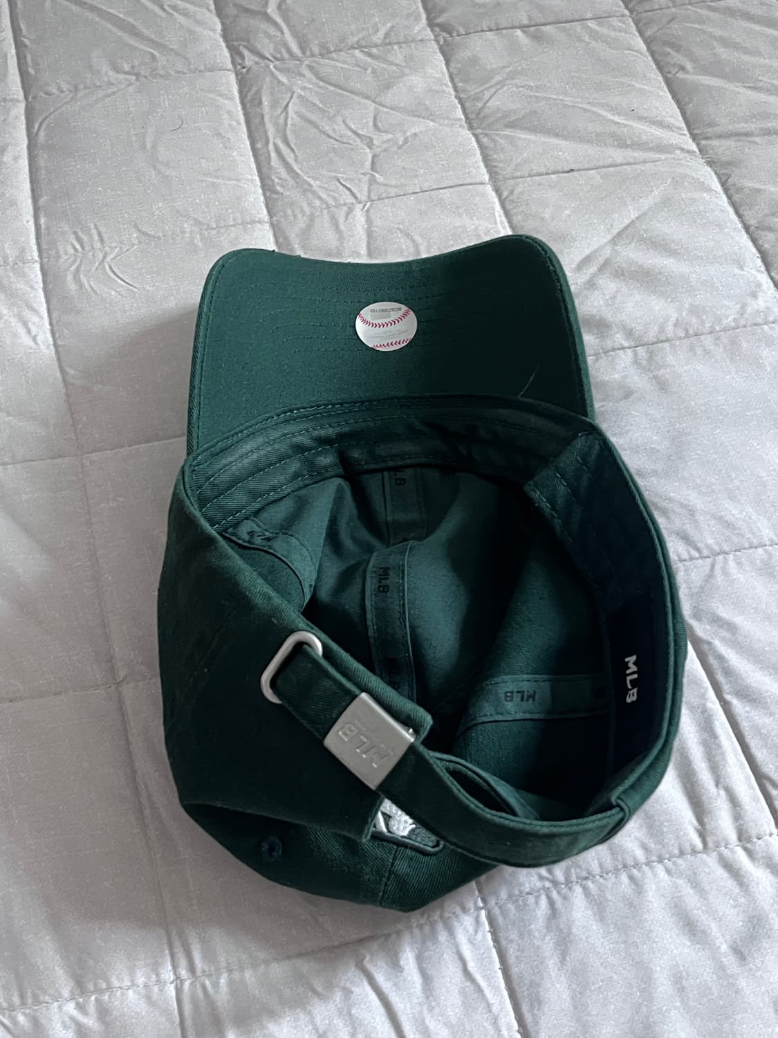 (착용10회 미만) MLB 녹색 캡모자 상품이미지5