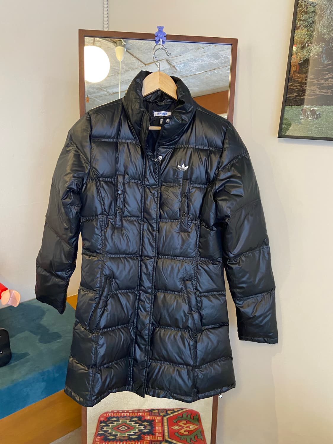 아디다스 유광 여성 롱패딩 상품이미지2