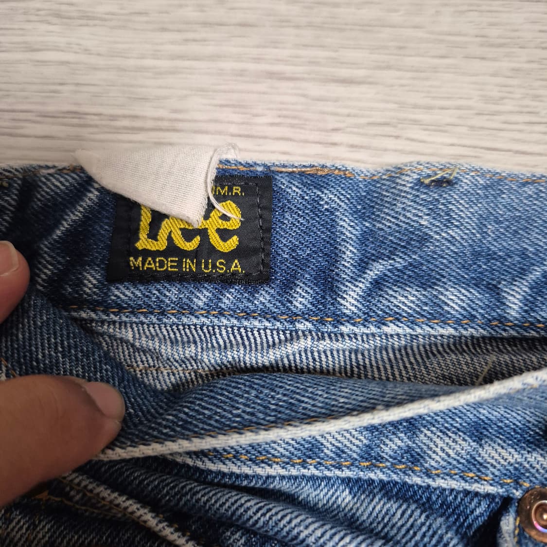 90s Lee 201 데님 made in usa 상품이미지3