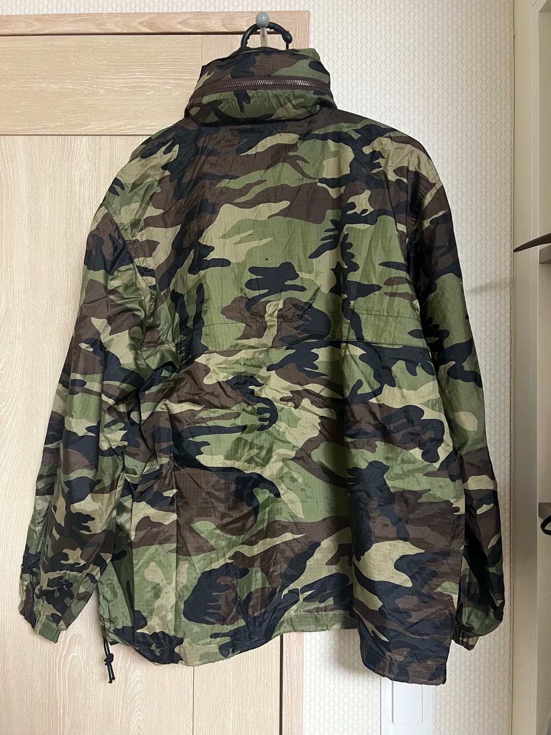 90s 펜필드 우드랜드패턴 나일론 후드 자켓 바람막이 아노락  빈티지 상품이미지2