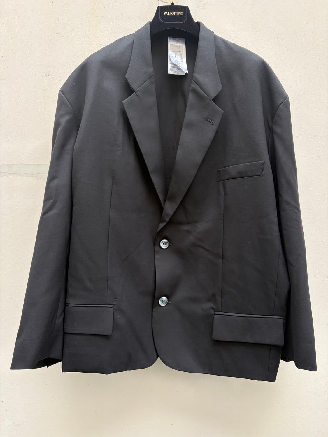 마리아노 오버사이즈 블레이저 자켓 MAGLIANO 블랙 라프시몬스 상품이미지5