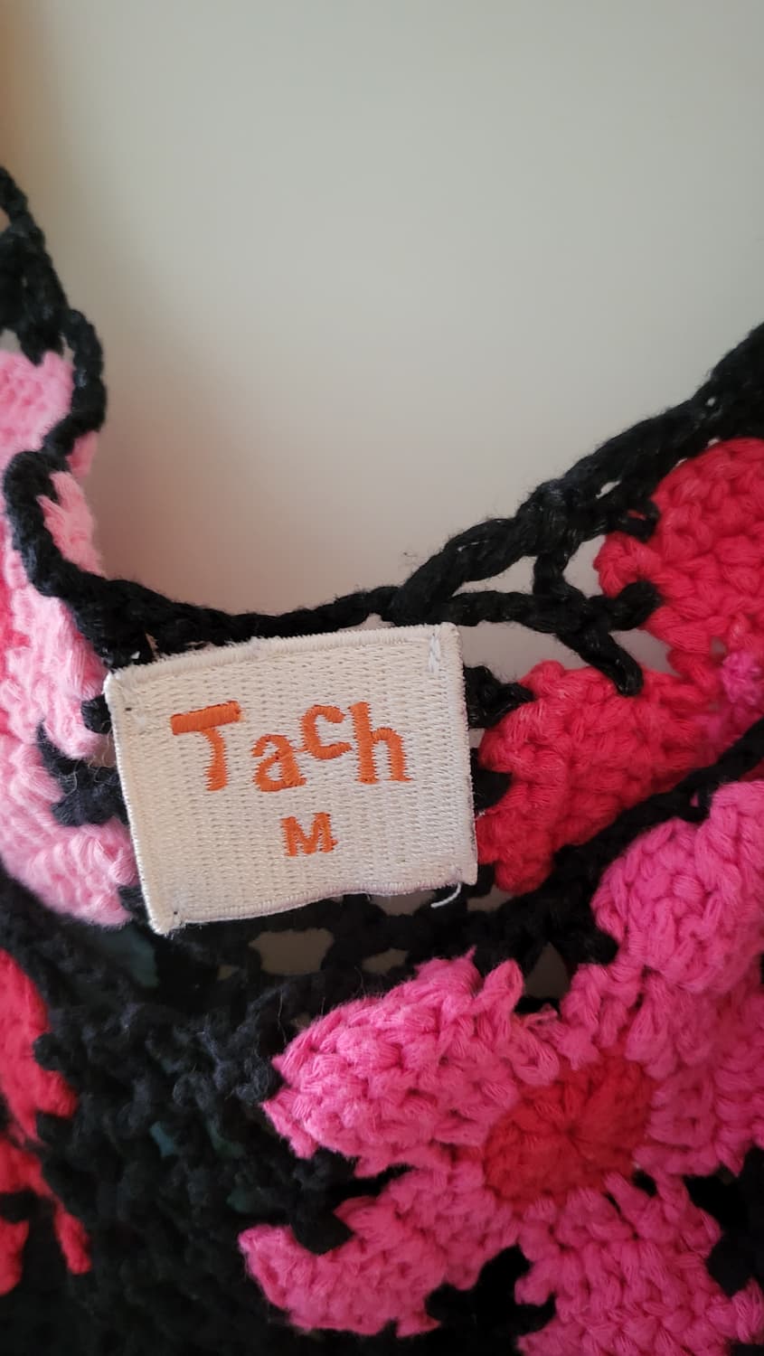 Tach 크로셰 꽃무늬 탑 M 상품이미지2