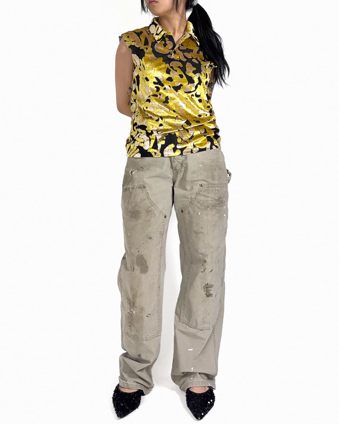 Carhartt distressed double knee 상품이미지2