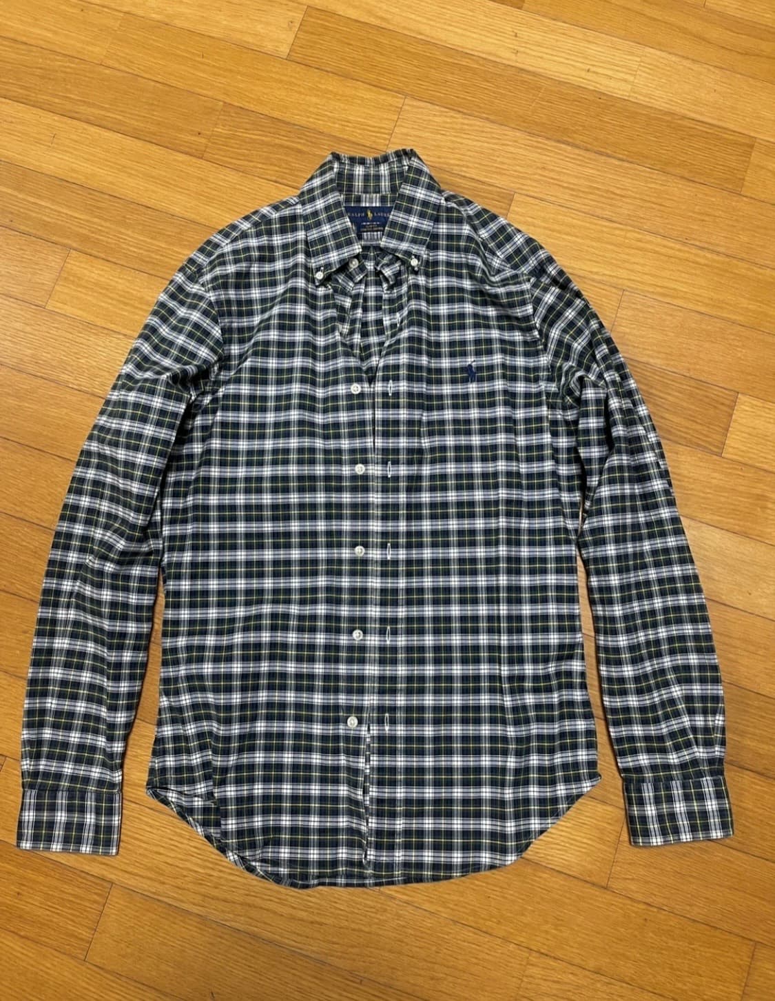 폴로 체크 남방 상품이미지1