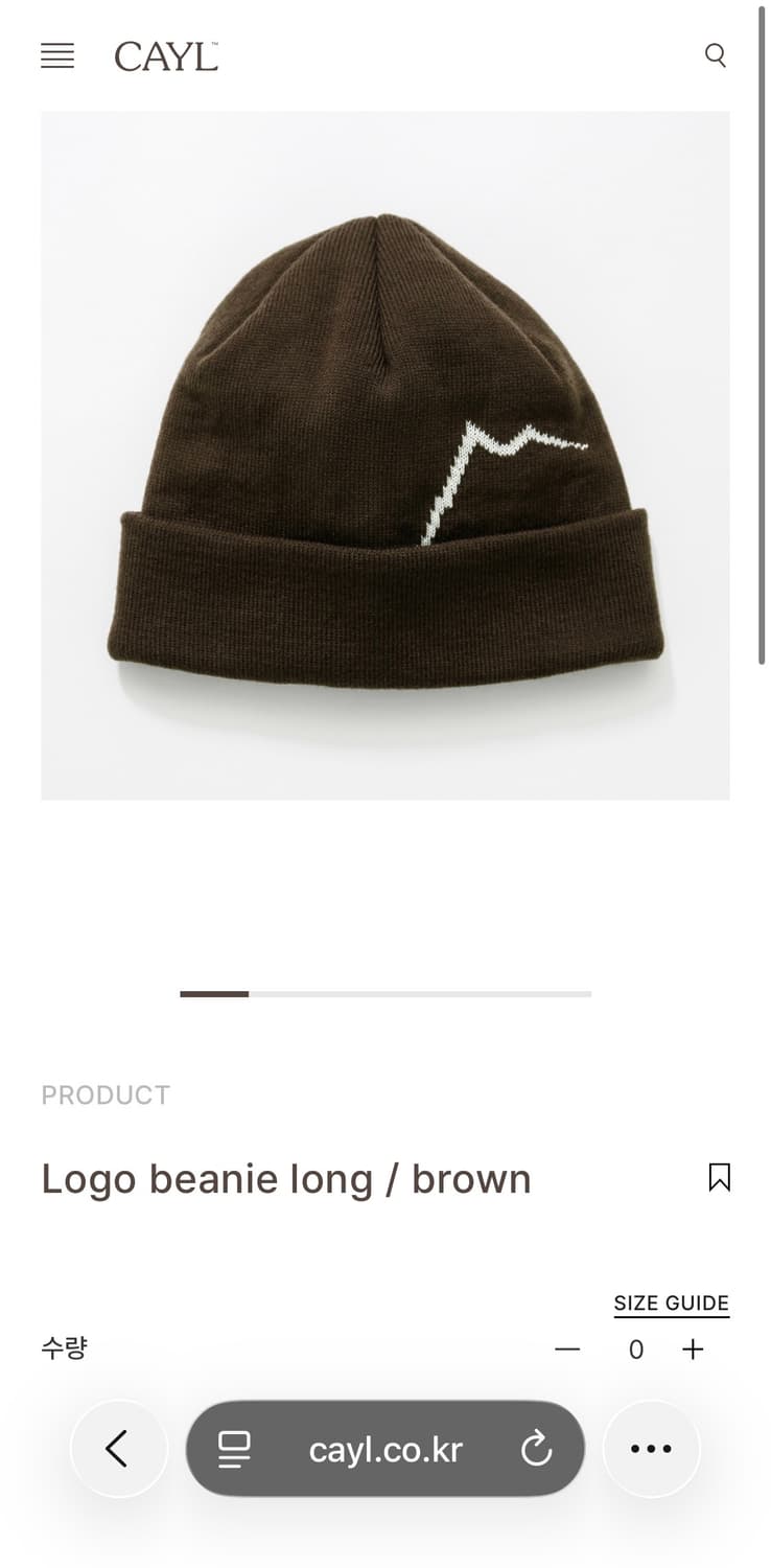 cayl 케일 비니 새상품 상품이미지3