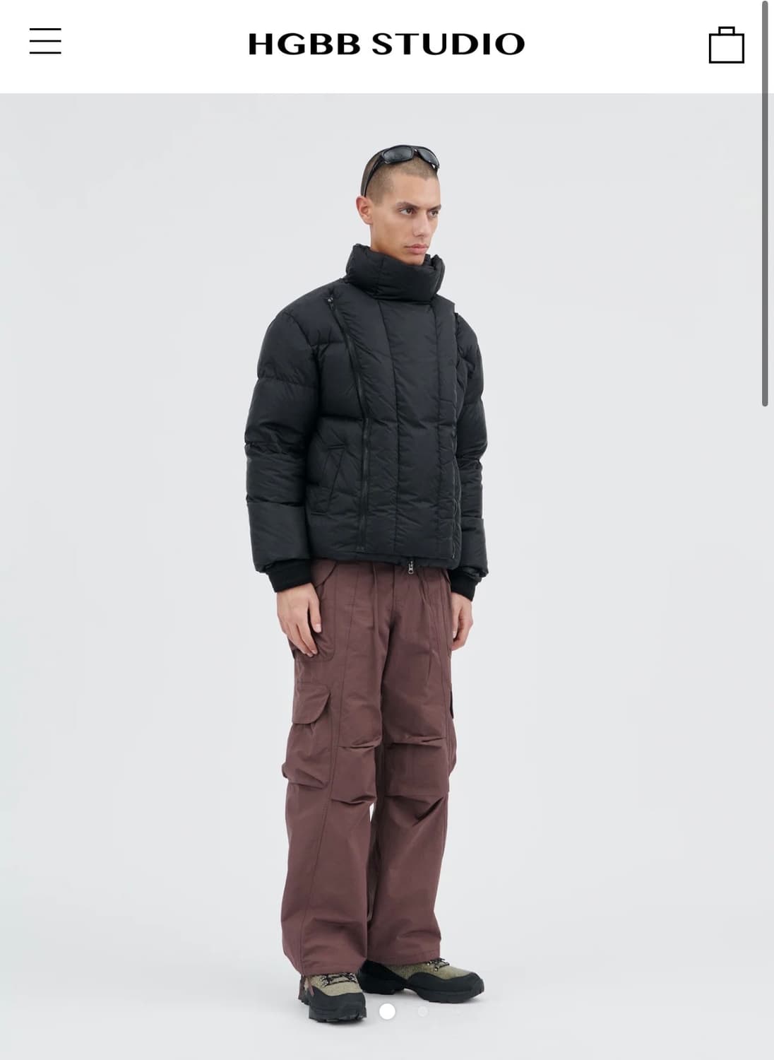 hgbb studio 패딩 블랙m 상품이미지1