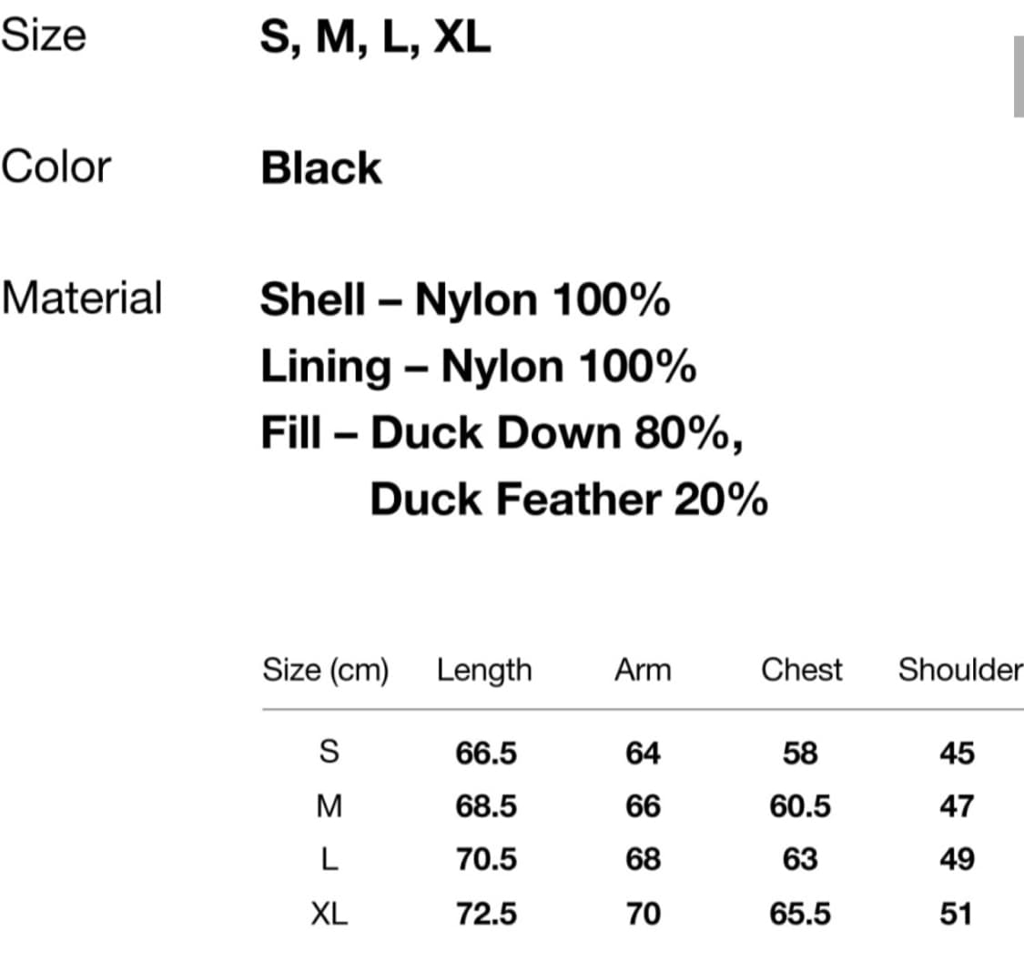 [XL] Ultralight Down Jacket 팝니다 상품이미지4