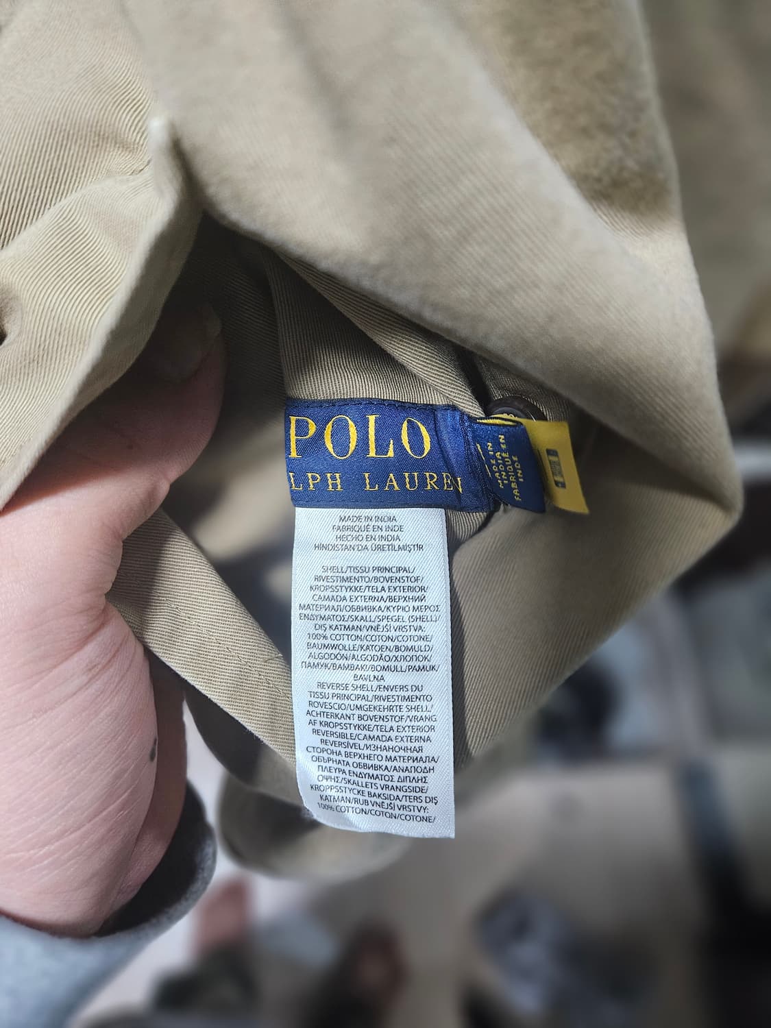 폴로 랄프로렌 리버시블 발마칸 xl 상품이미지6