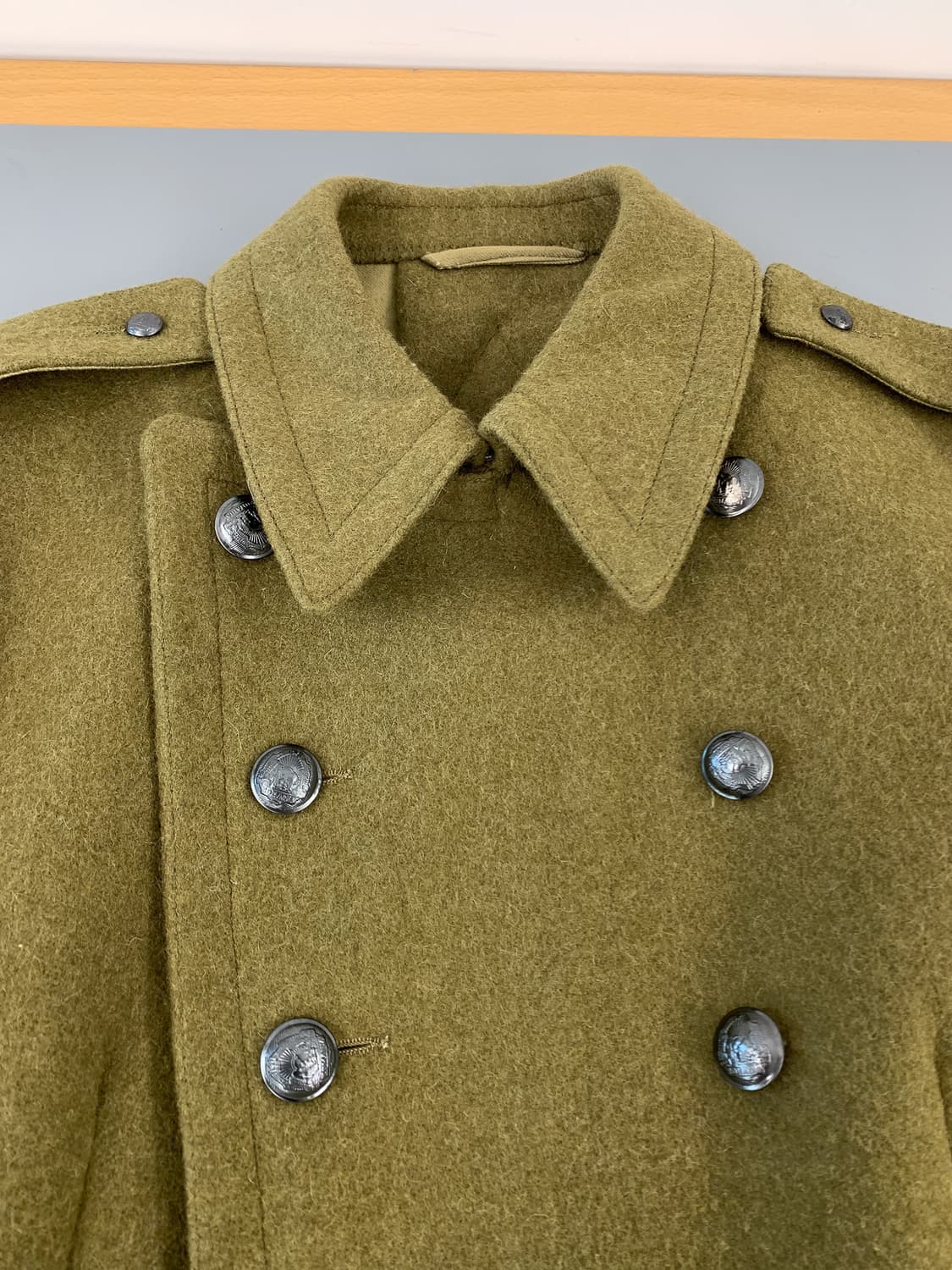 밀리터리 헤비울 트렌치 코트 100 상품이미지7