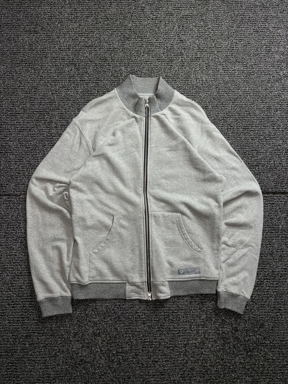 프리즘웍스 해비웨이트 밴딩 디테일 스웻 집업 자켓 2234 상품이미지2