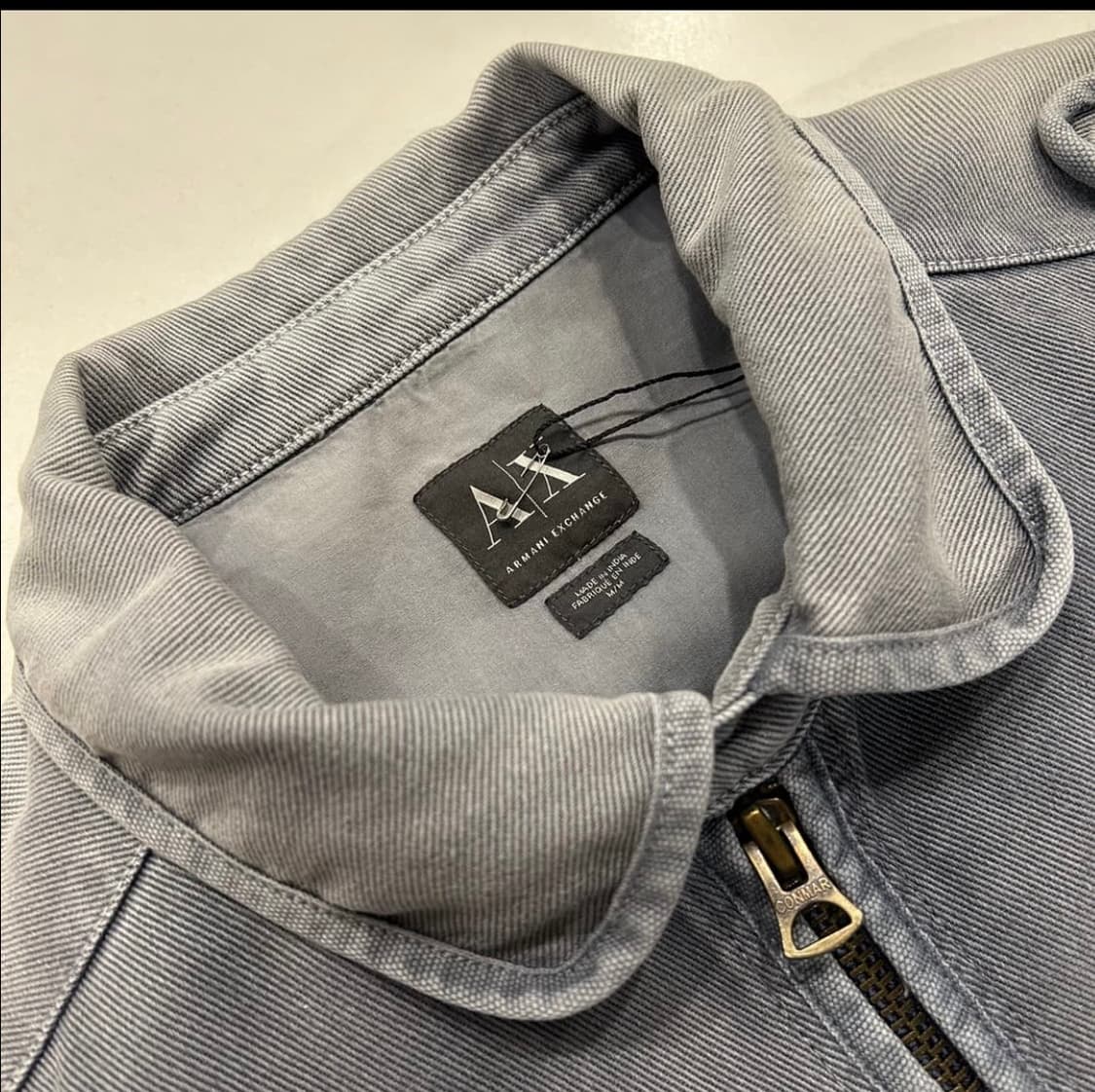 [M] 아르마니 익스체인지 데님 집업 자켓 그레이 블루 B164 상품이미지5