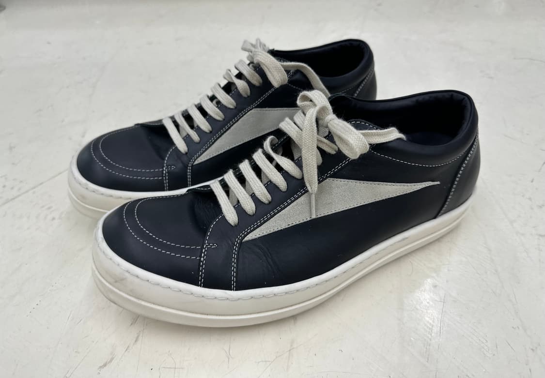 릭오웬스 룩소르 빈티지 스니커즈 블랙밀크 상품이미지1