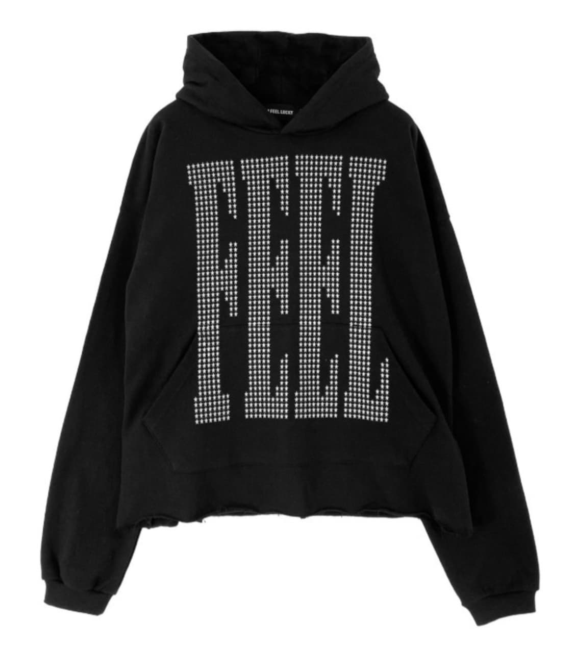 [M] 아이필럭키 스타 후드 블랙 상품이미지1