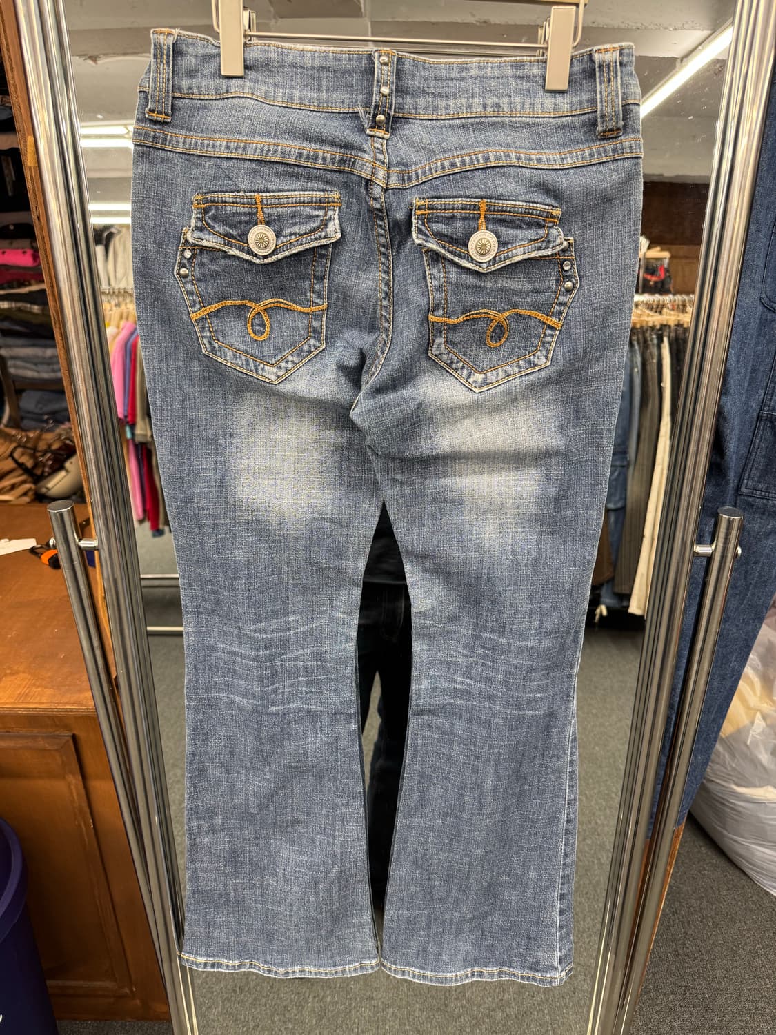 japanese vintage 여성 부츠컷 데님 상품이미지3