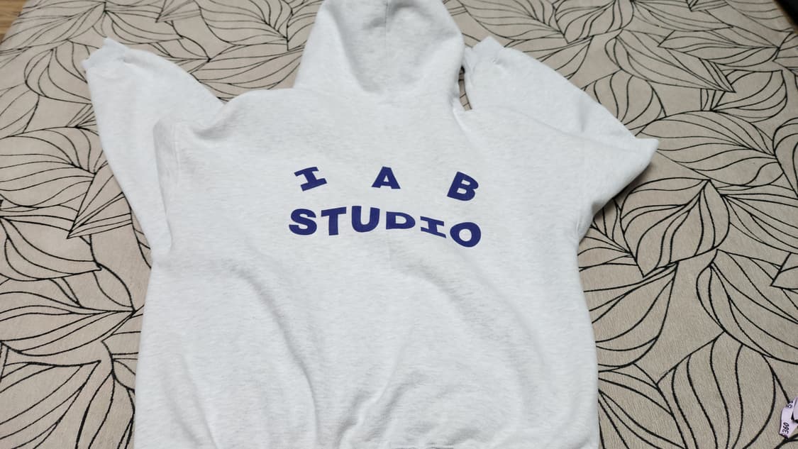 아이앱스튜디오 후드티 L 라이트 그레이 상품이미지2