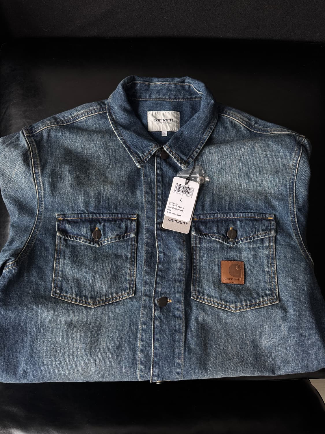 칼하트 링컨 셔츠 블루 Carhartt WIP Lincoln Shirt  상품이미지2