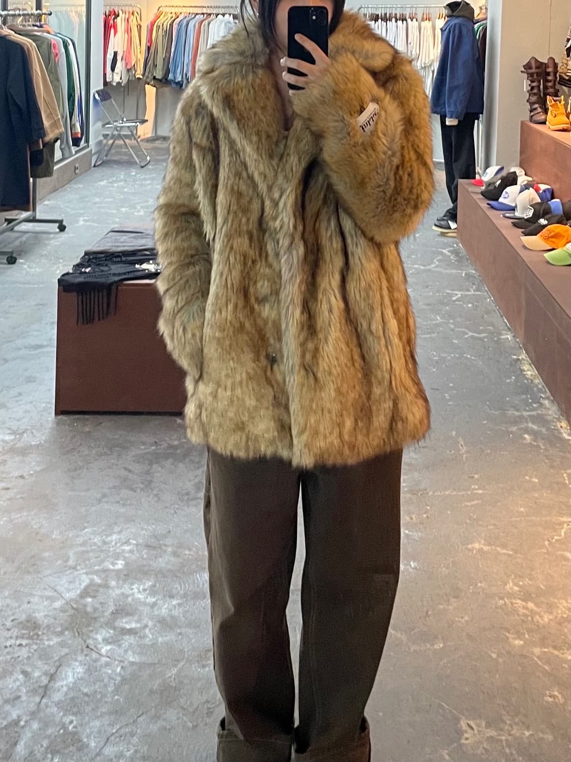 jakke 모피 털 코트 H1138 상품이미지1