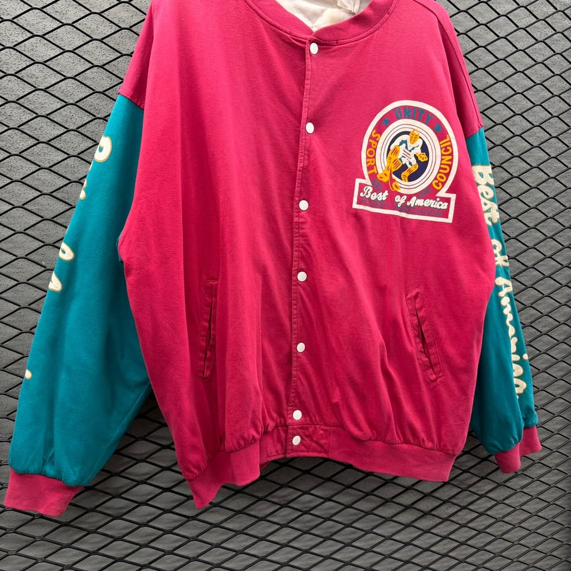 USA VINTAGE 하키 스타디움 바시티 자켓 레트로 프린팅 레터링 상품이미지5