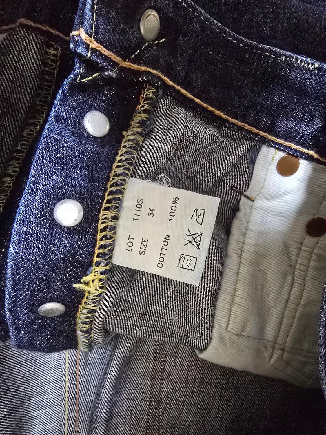 풀카운트 1110 테이퍼드핏 34(허리 32) 상품이미지3